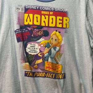Comic style Alice in Wonderland Tee